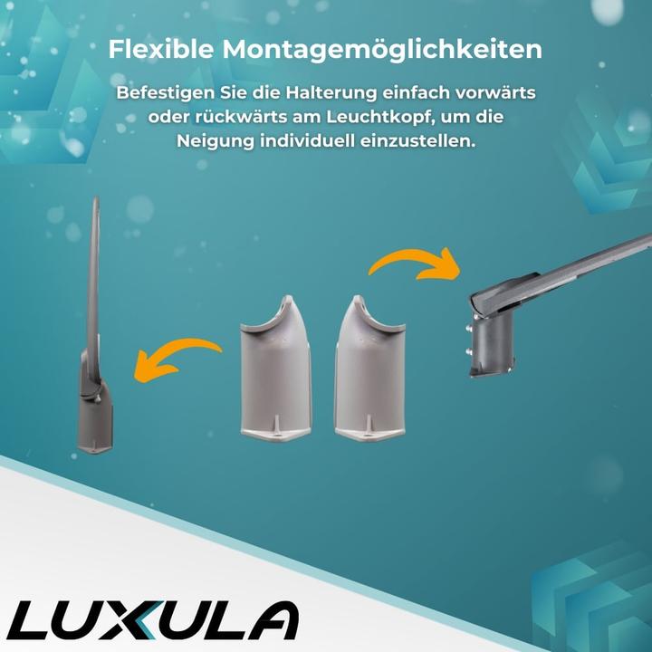 Produktbild Luxula LED-Strassenleuchte, EEK: F, 30W, 3000lm, 3000K, IP65, grau (3000 lm, IP65)