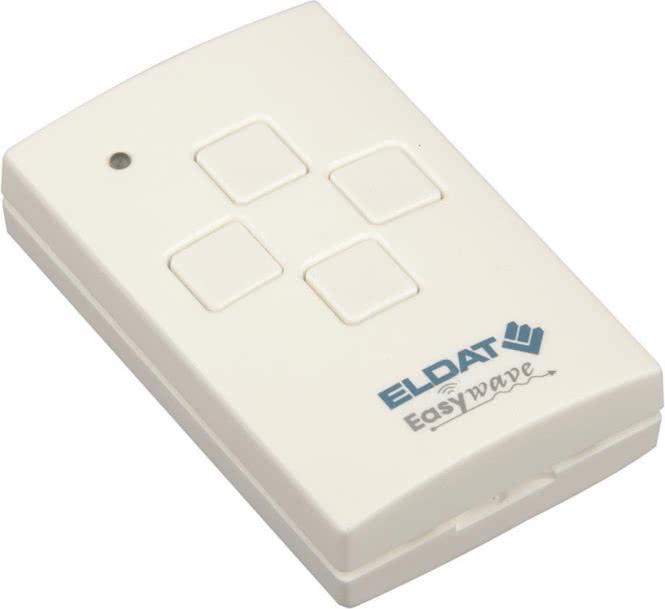 Eldat Mini trasmettitore portatile RT30E5004-01-02K Segnale a 4 canali bianco RAL9003