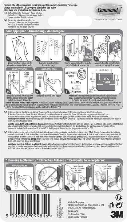 Immagine prodotto Command Striscia di montaggio dei comandi M impermeabile (3.40 kg)