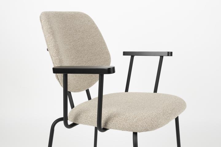 Actual product image White Label Living Zelo Armchair Beige
