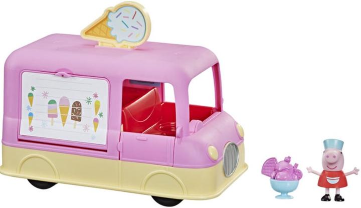 Hasbro Peppa Pig Peppa’s Adventures Peppa’s Ice Cream Van Vehicle Pre-school Toy, Speech and Sounds, Ages 3
