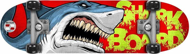 Actual product image Stamp Skids Control Skateboard Shark (27.95")