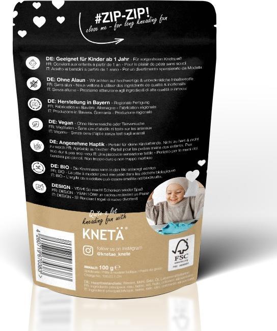 Produktbild Knetä Bag Schwarz 100g