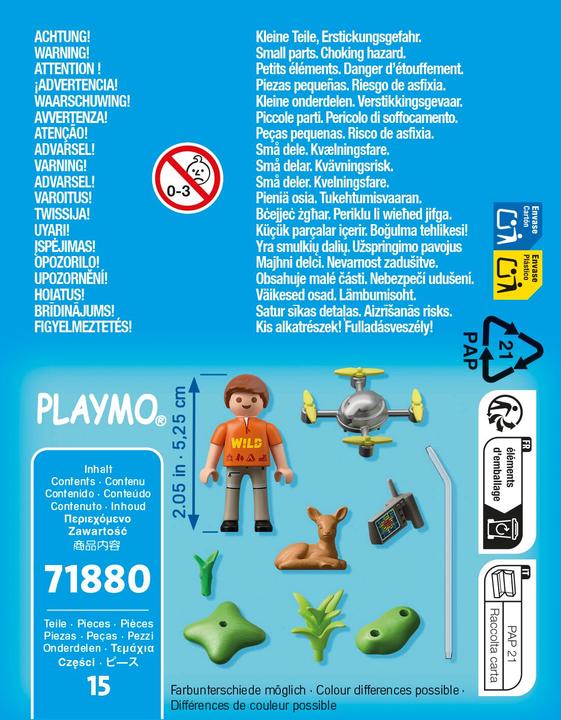 Actual product image Playmobil 71880 Rehkitz-Rettung mit Drohne (71880)
