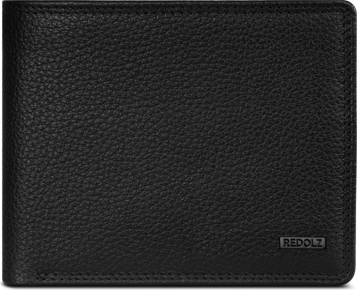 Redolz Leather Essentials QF Geldbörse RFID Leder 12 cm ausklappbar