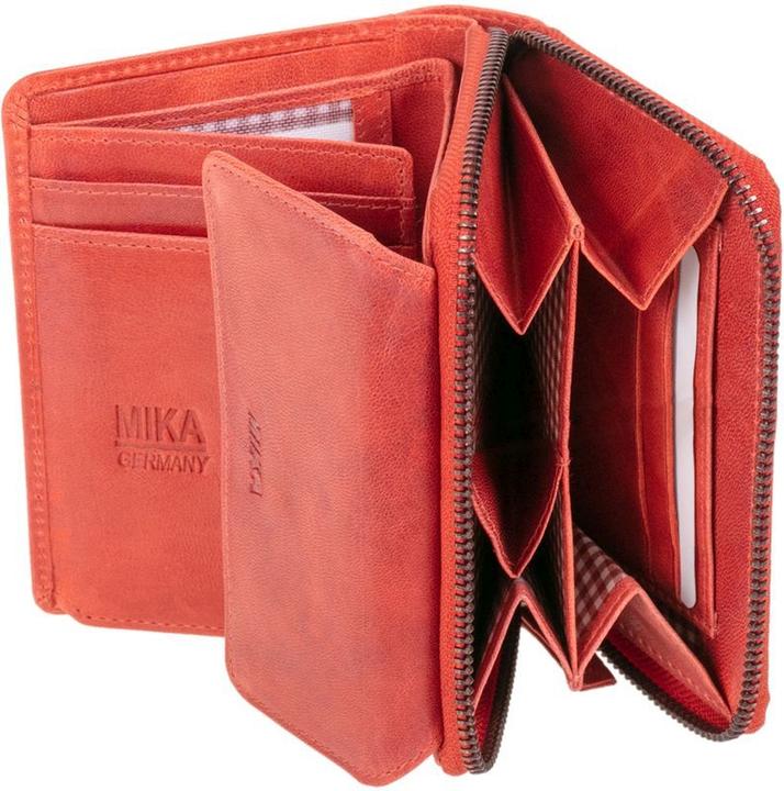 Immagine prodotto Mika Portafoglio da donna, in pelle, colore: navy