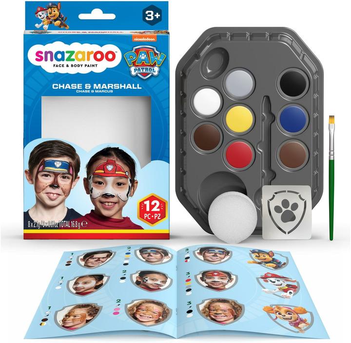 Produktbild Snazaroo Paw Patrol - Make-up Colorset - Chase & Marshall (791106)