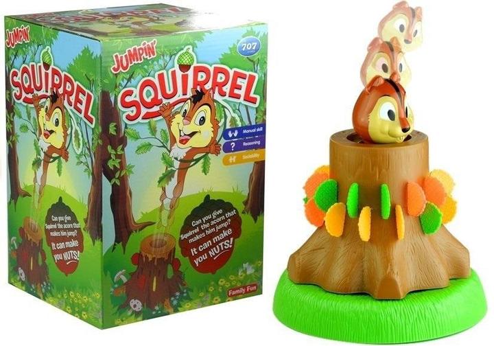 Lean Toys Eichhörnchen-Springspiel (2 - 4 Players)