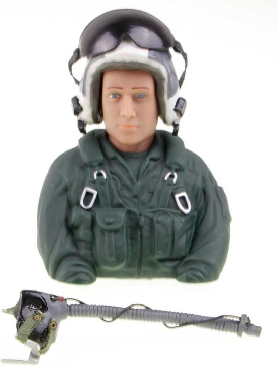 Actual product image Planet-Hobby 1/6 Jet Pilot with helmet Height 95mm, width 79mm