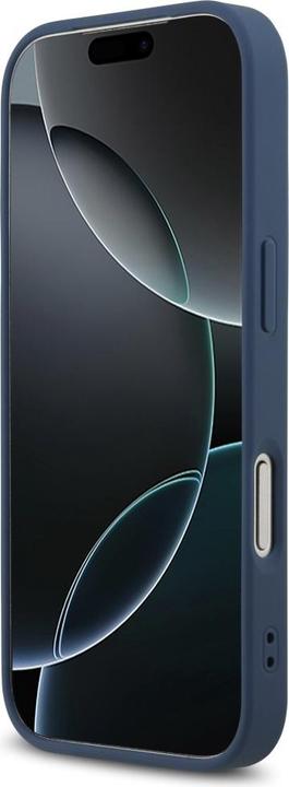 Produktbild Guess - Leather 4G Triangle Strass MagSafe (GUHMP17LP4TDPLB) - iPhone 17 Pro - Blue (Apple iPhone 17 Pro)