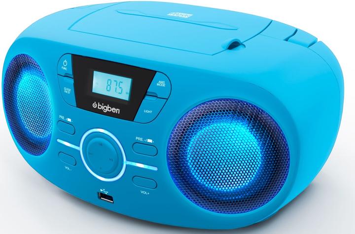 Productafbeelding Bigben Draagbare CD/Radio CD61 USB - blauw (VHF)