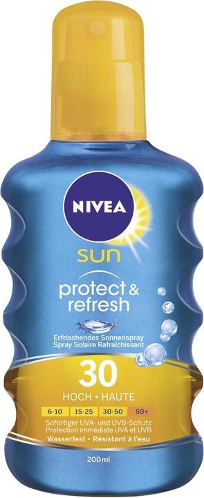 Produktbild NIVEA Protect & Refresh (Sonnenspray, SPF 30, 200 ml, 214 g)