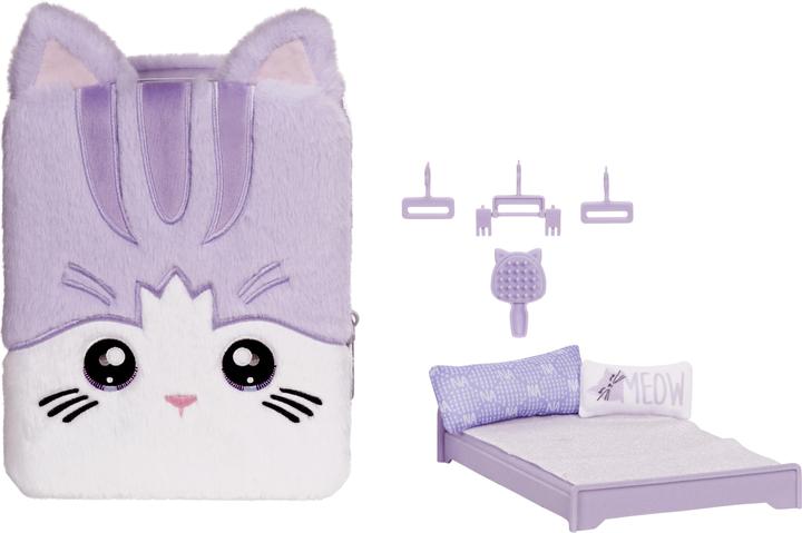 Produktbild MGA Na. Na. Na. Surprise 3-in-1 Backpack Bedroom Series 3 Playset- Lavender Kitty