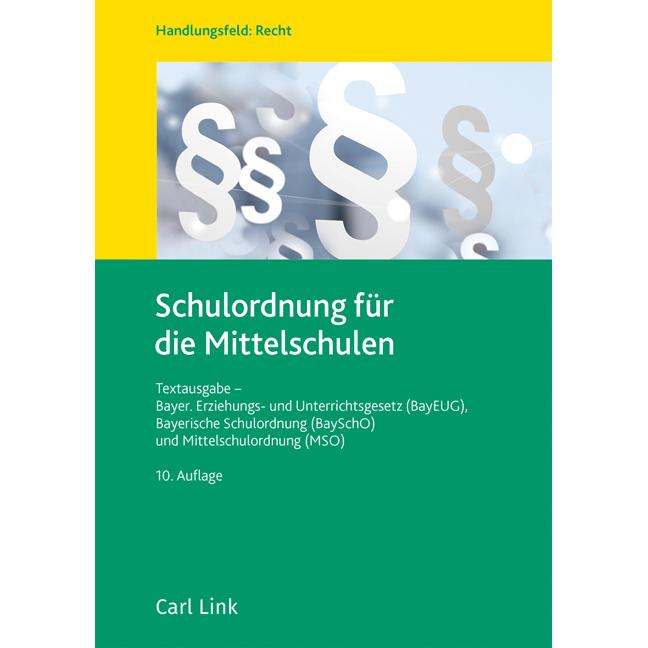 Schulordnung für die Mittelschulen, Schulbücher