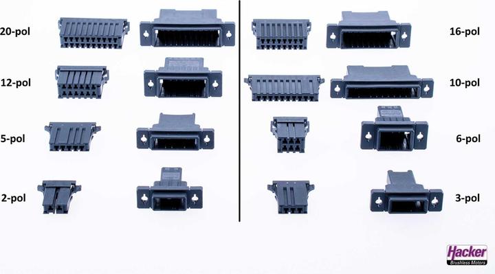 Emcotec click connect 3 pin 0,2-0,5²mm multipin