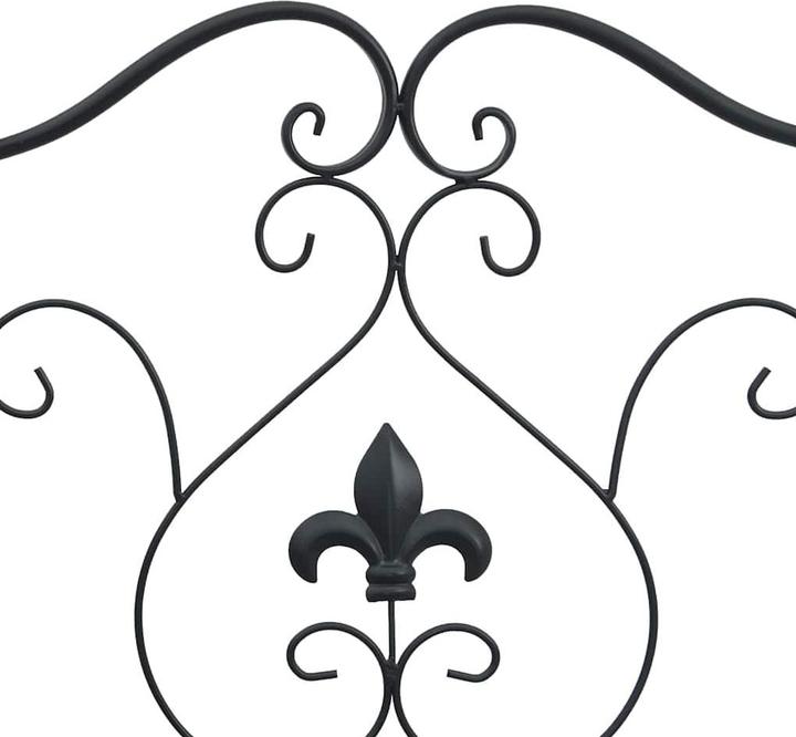 Actual product image vidaXL Outdoor bench Metal Standard Robust garden bench