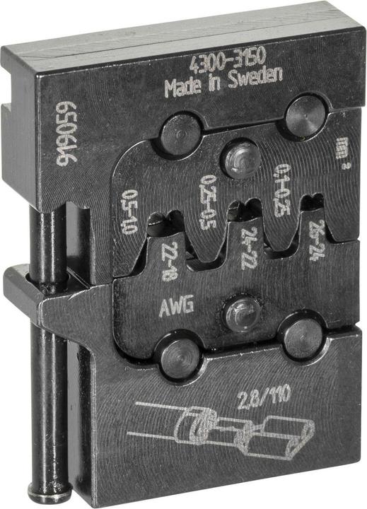 Actual product image Gedore 8140-11 Module insert for flat receptacles 6.3 (75 mm)