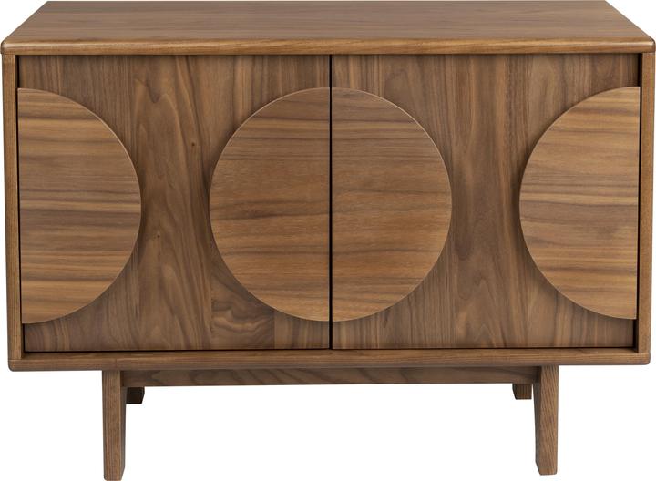 Image du produit Zuiver Buffet Groove 2 Doors Walnut (82 x 40 x 58 cm)
