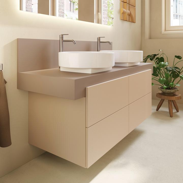 Actual product image Duravit Console Balcoon rectangulaire, 2 découpes des deux côtés, 1400x550x370mm, BA90610IFIF0000