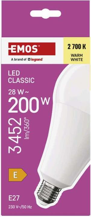 Produktbild Emos Classic (E27, 28 W, 3452 lm, 1 x, E)