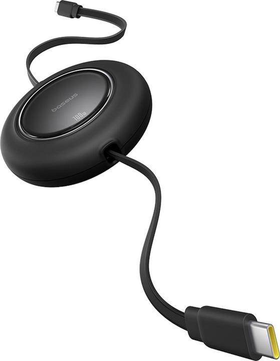 Produktbild Baseus Free2Pull Mini Charging Cable USB-C USB-C 100W 2m Black (2 m, 100 W)