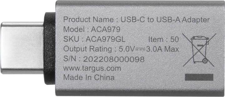 Produktbild Targus USB Typ-C zu (USB Typ-C, 3.50 cm)