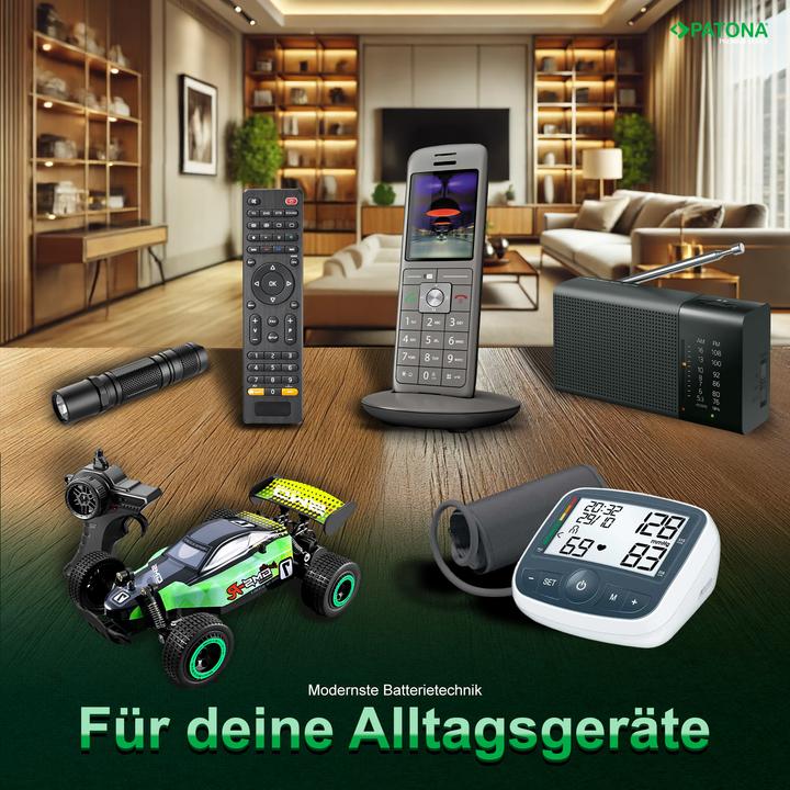 Image du produit Patona Batteries Replacement Alkaline AA Mignon 10Pack (10 pcs, AA, 3000 mAh)