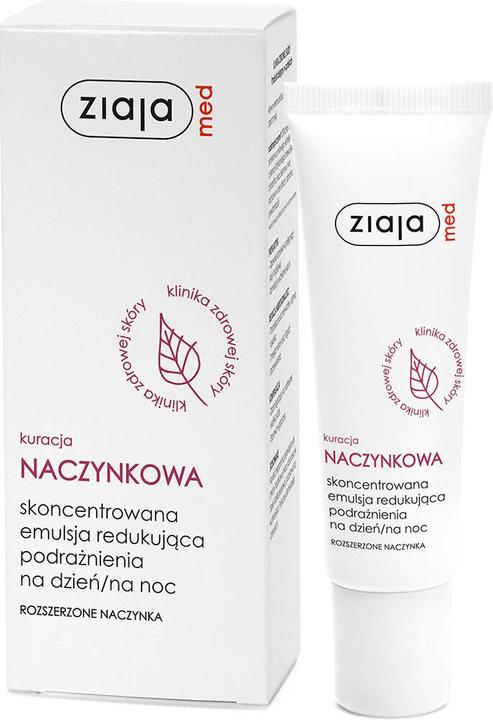 Image du produit Ziaja Med Capillary Treatment Concentrated Emulsion - KoncentrovanÃ¡ emulze pro pleÅ¥ s rozÅ¡ÃÅ™e (30 ml, Crème de jour)