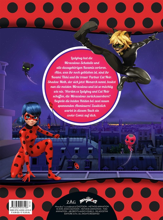 Immagine prodotto Panini Miraculous: Kampf um die Miraculous - Spannende neue Geschichten mit Ladybug und Cat Noir (Tedesco, Weber Claudia, 2023)