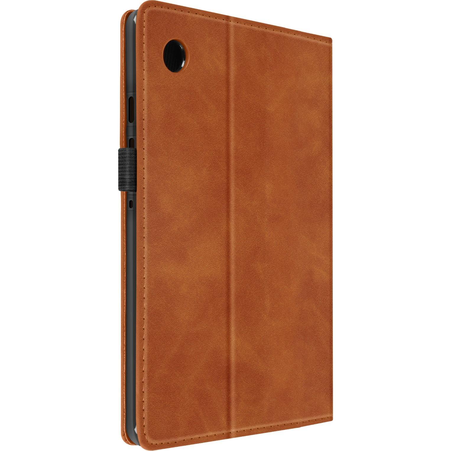 Thumbnail - Avizar Business Etui, Fächer und Standfunktion Series (Galaxy Tab A9), Tablet Hülle, Braun