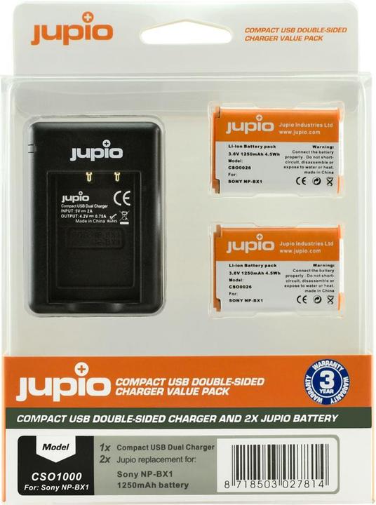 Jupio Sony Value Pack (Caricabatterie per fotocamere)