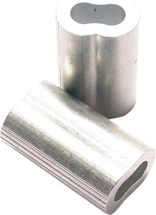 Actual product image Pösamo Aluminium safety clamps OS-4A for wire rope Ø 4.0mm