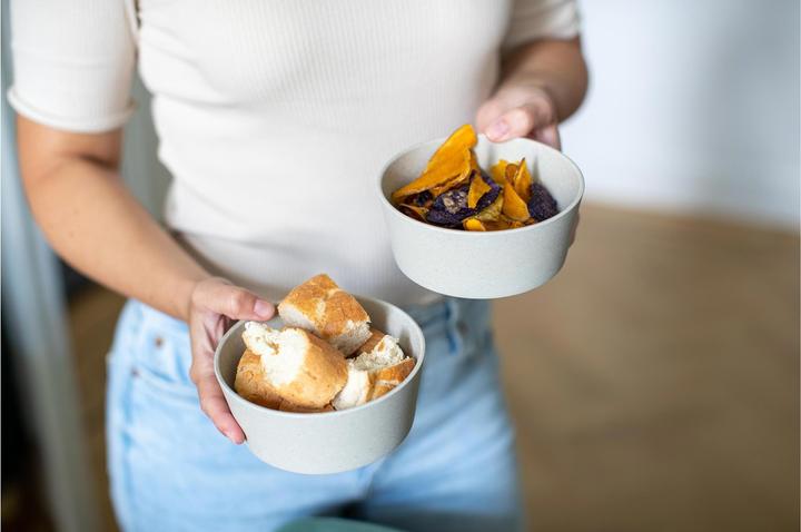 Actual product image Koziol Bowl Connect 400 ml, 2 pieces, Red (12.30 cm, 0.40 l, 2 x)