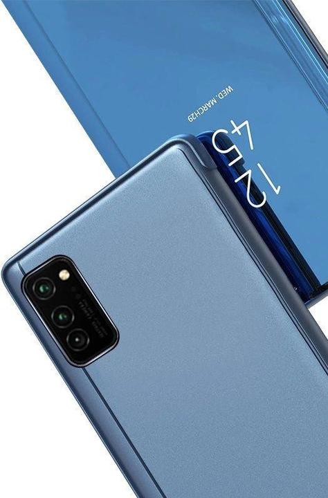 Productafbeelding Hurtel Clear View hoesje voor Samsung Galaxy A72 4G zwart (Samsung Galaxy A72)