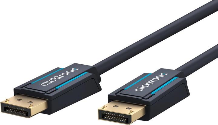 Produktbild clicktronic DisplayPort Cable 1.4. M/M. Blue. 2.0m (2 m, DisplayPort)