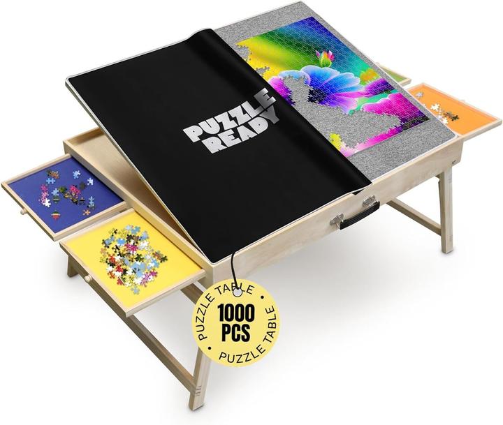 Actual product image Puzzle Ready Puzzle Board with Legs, for 1000 Pieces (1000 pieces)