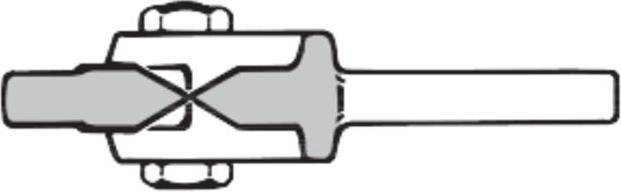 Actual product image VBW 87985135 Cutter head for WAGGONIT mild steel mesh cutter, complete with screws, 950 mm, 950mm (Replacement blade)