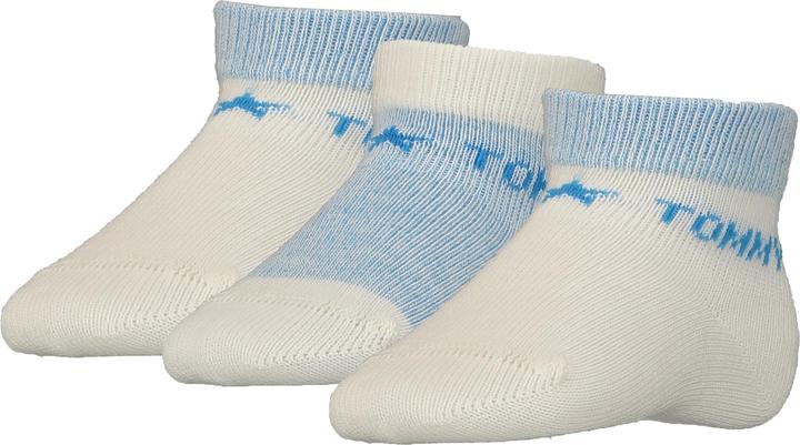 Image du produit Tommy Hilfiger Unisexe bébé TH 3P Newborn GIFTBOX CLSSC Chaussette, Bleu ciel, 11/14 (11 - 14)