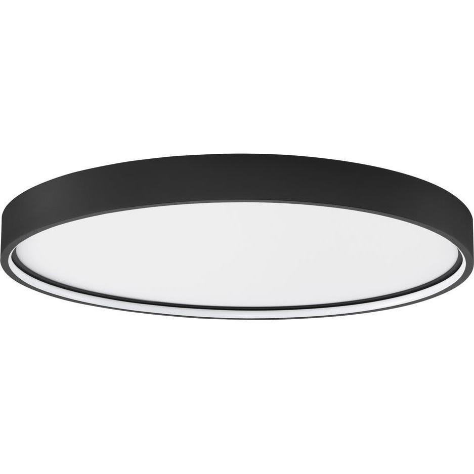 Nova Luce, Wandleuchte + Deckenleuchte, OLAF LED Deckenleuchte Schwarz 60W Warmweiss 5x60cm dimmbar 9085234