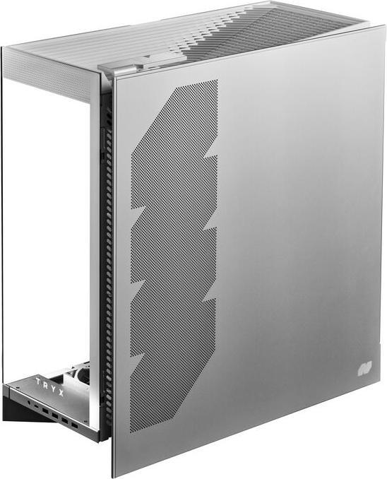 Actual product image TRYX LUCA L70 Midi-Tower, Tempered Glass, ARGB - white