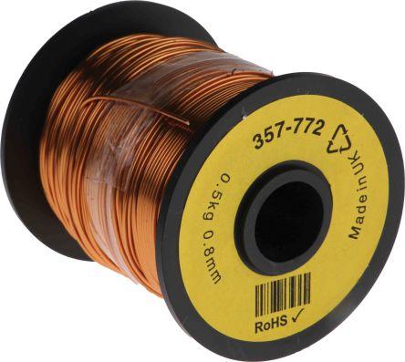 Image du produit RS PRO FIL CUIVRE 0.8 MM (100 m)