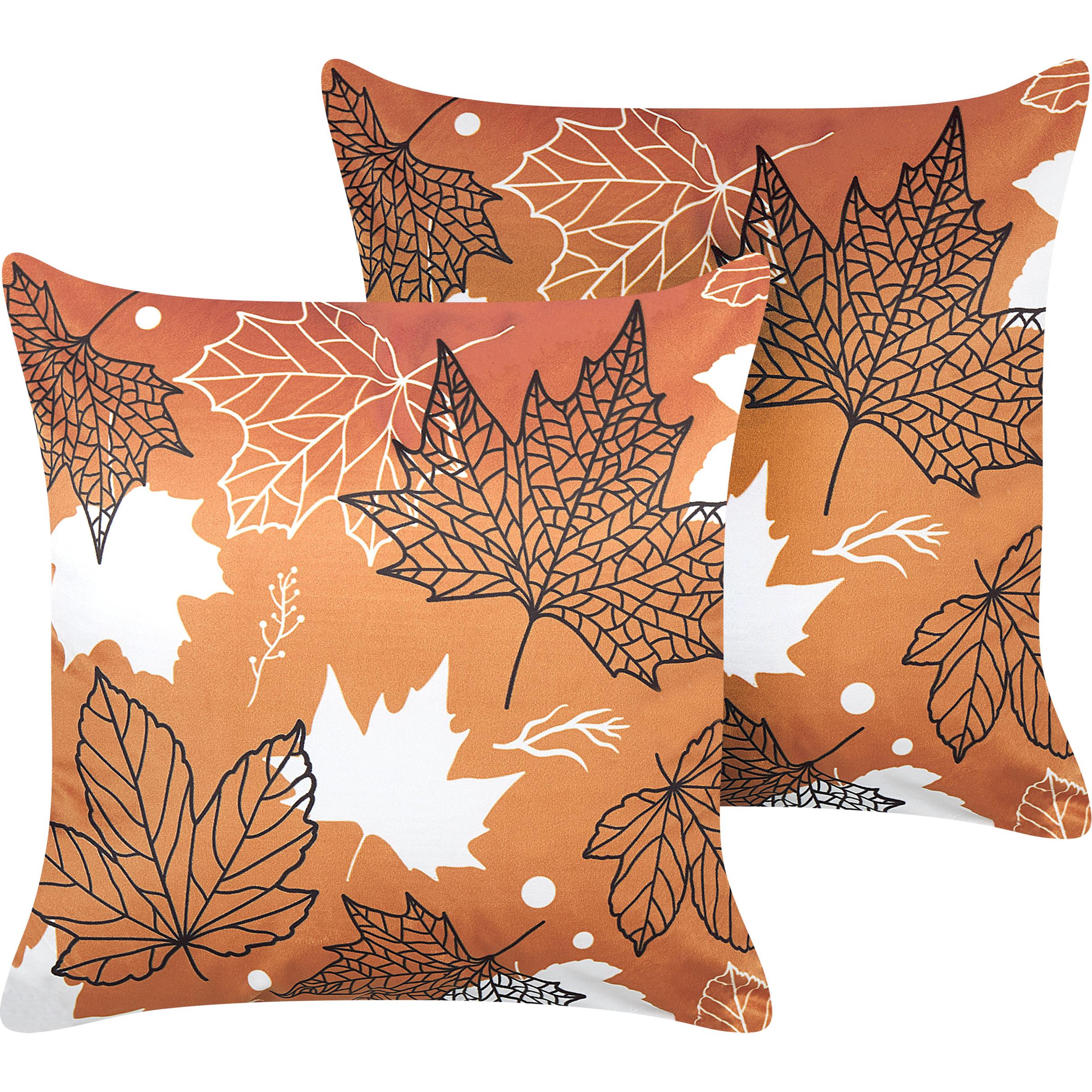 Beliani, Dekokissen, Poinsettia (45 x 45 cm)