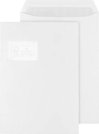 Produktbild Mailmedia Versandtasche FSC, DIN C4, mit Fenster, weiss (250 x)