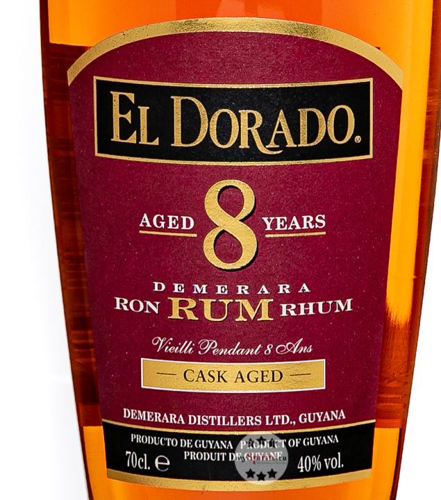 Immagine prodotto El Dorado 8 anni (1 x 70 cl)