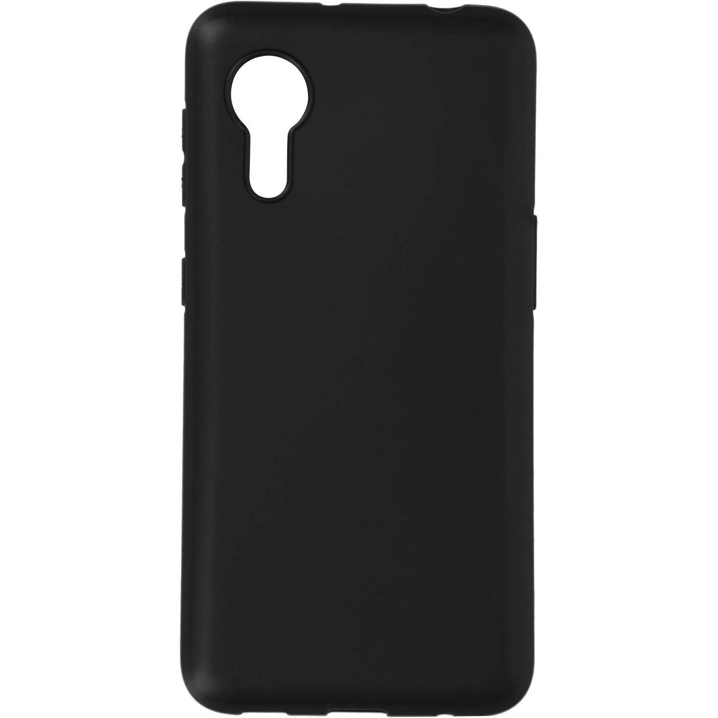 Akashi Handyhülle aus Silikon Series (Samsung Galaxy Xcover 5), Smartphone Hülle, Schwarz
