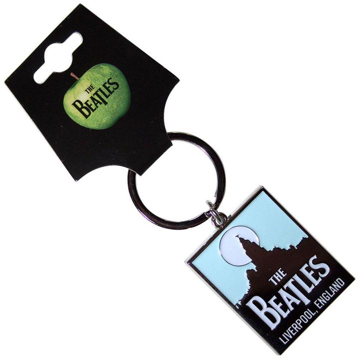 Actual product image The Beatles Liverpool, England Skyline Keyring