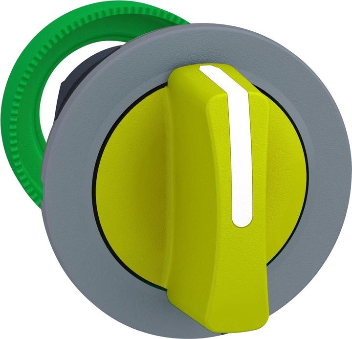 Actual product image Schneider Electric Selector switch, front, plastic, 3- ZB5FD705C0