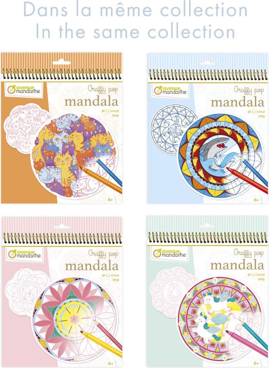 Produktbild Clairefontaine Graffy Mandala, Monster