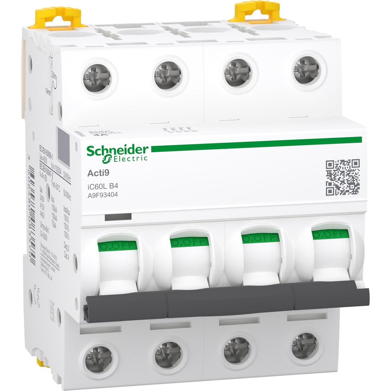 Thumbnail - 3x Schneider Electric, Schutzschalter, LSSchalter iC60L 4p