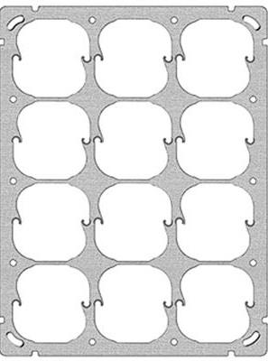 Actual product image Feller Mounting plate 4x3